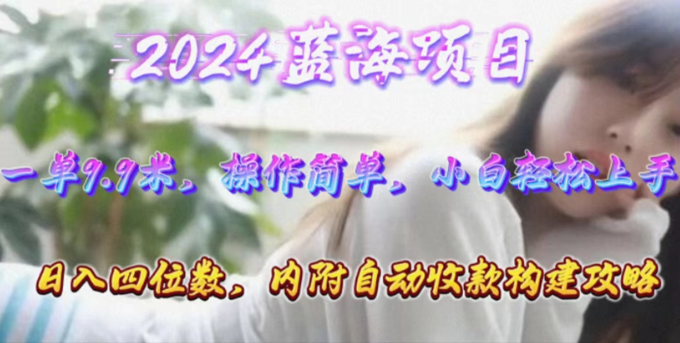 （10204期）年轻群体的蓝海市场，1单9.9元，操作简单，小白轻松上手，日入四位数-专享资源网