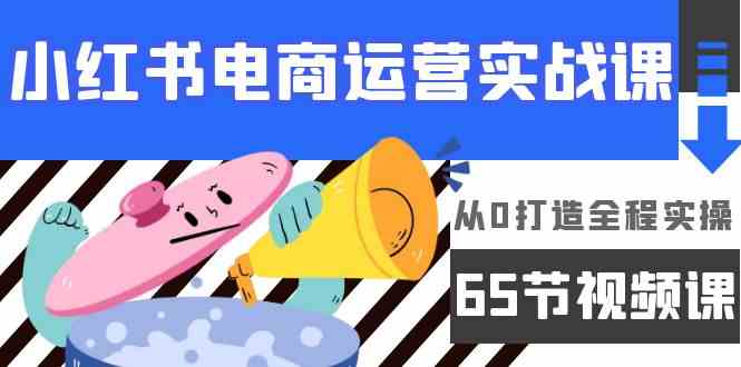 （9724期）小红书电商运营实战课，​从0打造全程实操（65节视频课）-专享资源网