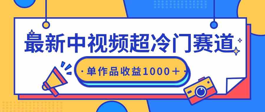 （9275期）最新中视频超冷门赛道，轻松过原创，单条视频收益1000＋-专享资源网