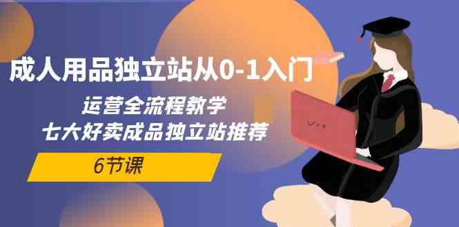 成人用品独立站从0-1入门，运营全流程教学，七大好卖成品独立站推荐（6节课）-专享资源网